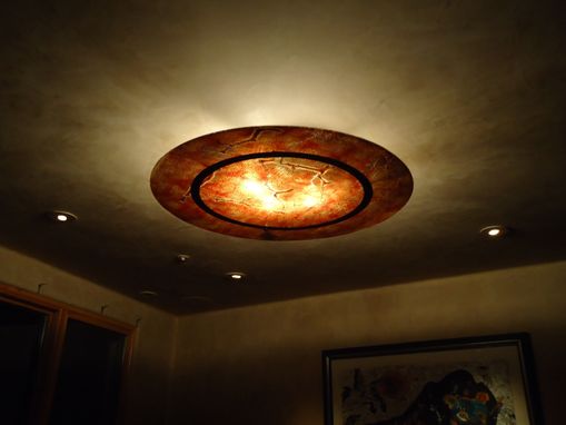 Custom Made Sun Glass Ceiling Fixture