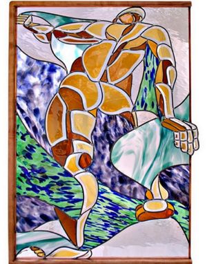 Custom Made Stained Glass-Figurative Design