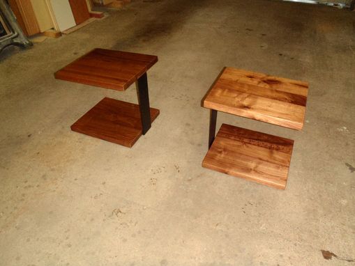 Custom Made Walnut End Tables
