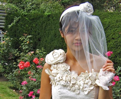 Custom Made Rose Garden Wedding Dress
