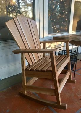 Custom Made Adirondack Rocking Chair