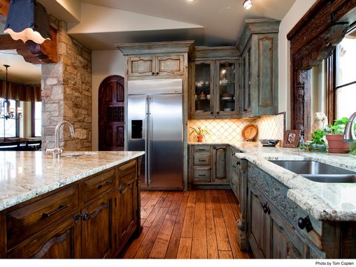 Handmade Custom Kitchen Cabinets by La Puerta Originals, Inc. | CustomMade.com