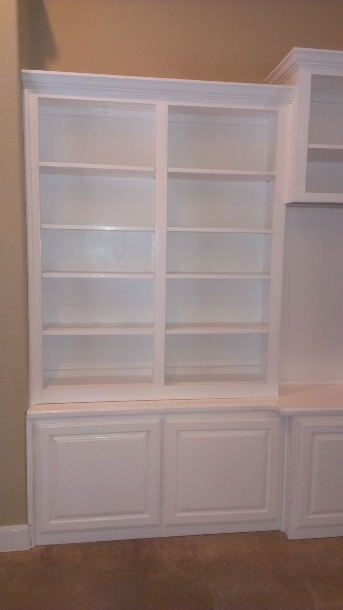 Custom Made White Wall Unit by Top Quality