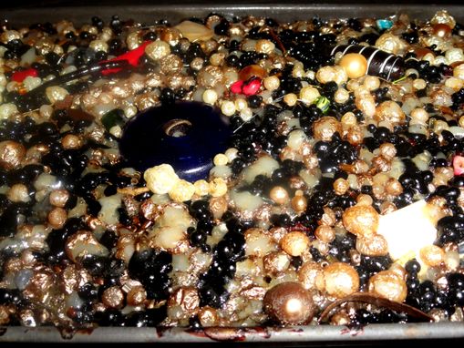 Custom Made Baked Beads/Metal Tray