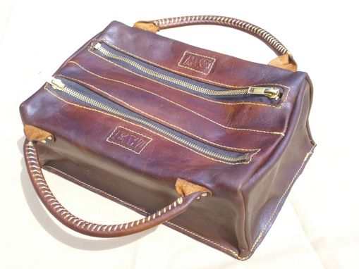 Custom Made Leather Toiletries Bag