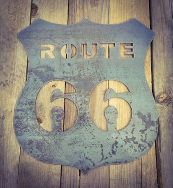 Custom Made Route 66 Sign