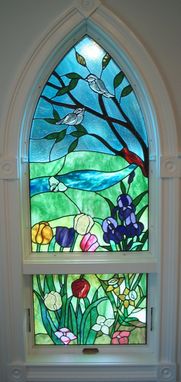 Custom Made Stained Glass/Bevel Window
