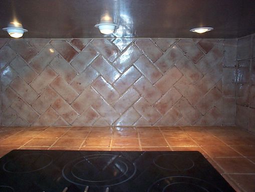 Custom Made Custom Kitchen Tile Work