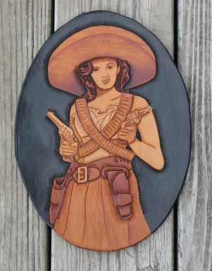 Custom Made Custom Tooled Leather Patches