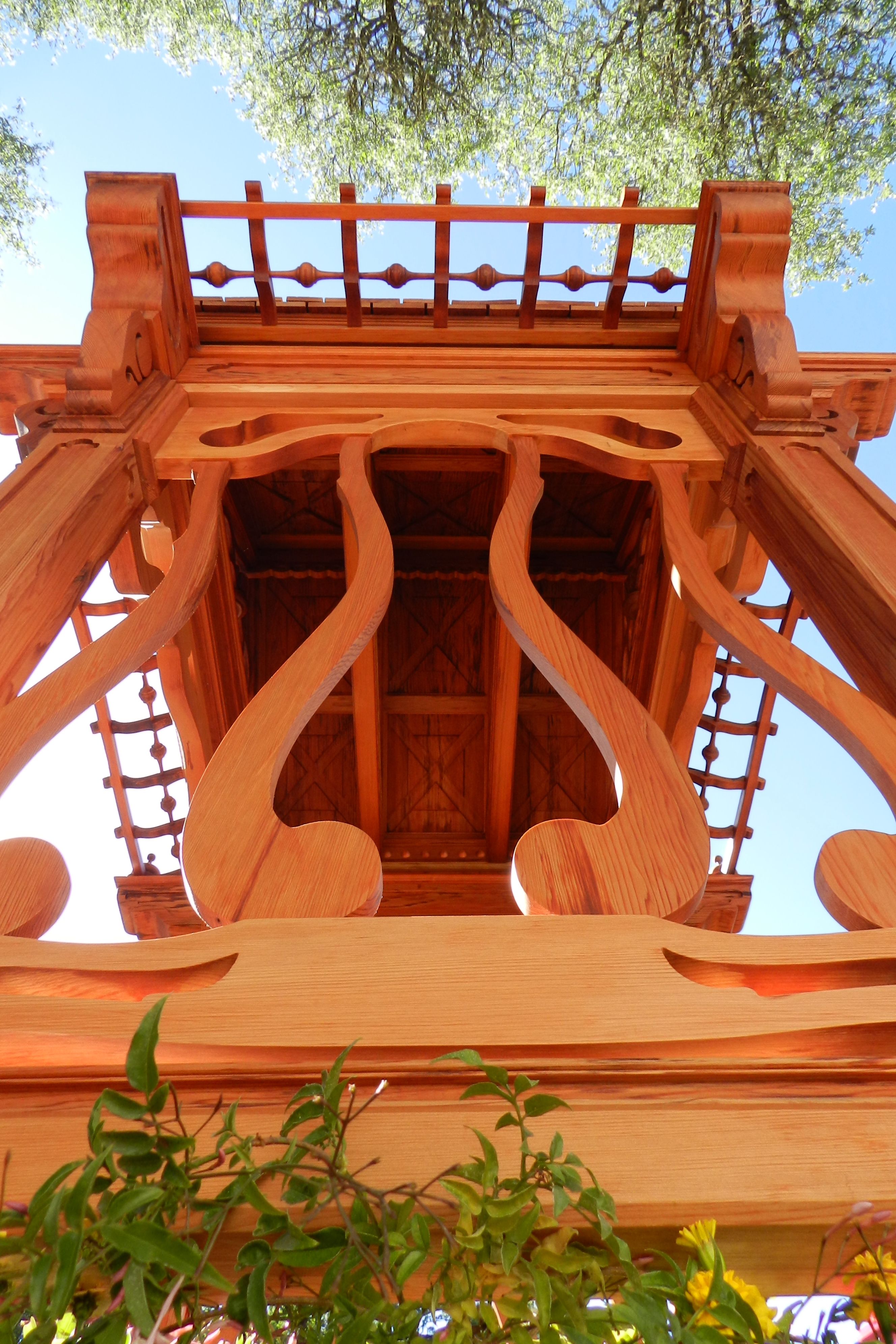 Buy Hand Made Hand Crafted Wood Arbor Is Truly An Art Aficionado's