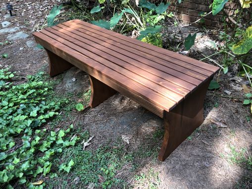 Custom Made Cypress Five Foot Long Bench Or Seat Custom Made Stain And Finish