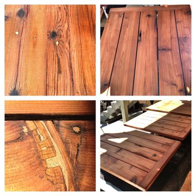 Custom Made Refinish And Rebuild Of Existing Cafe Tables