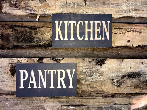 Hand Made Pantry Wooden Sign Farmhouse Sign Kitchen Pantry