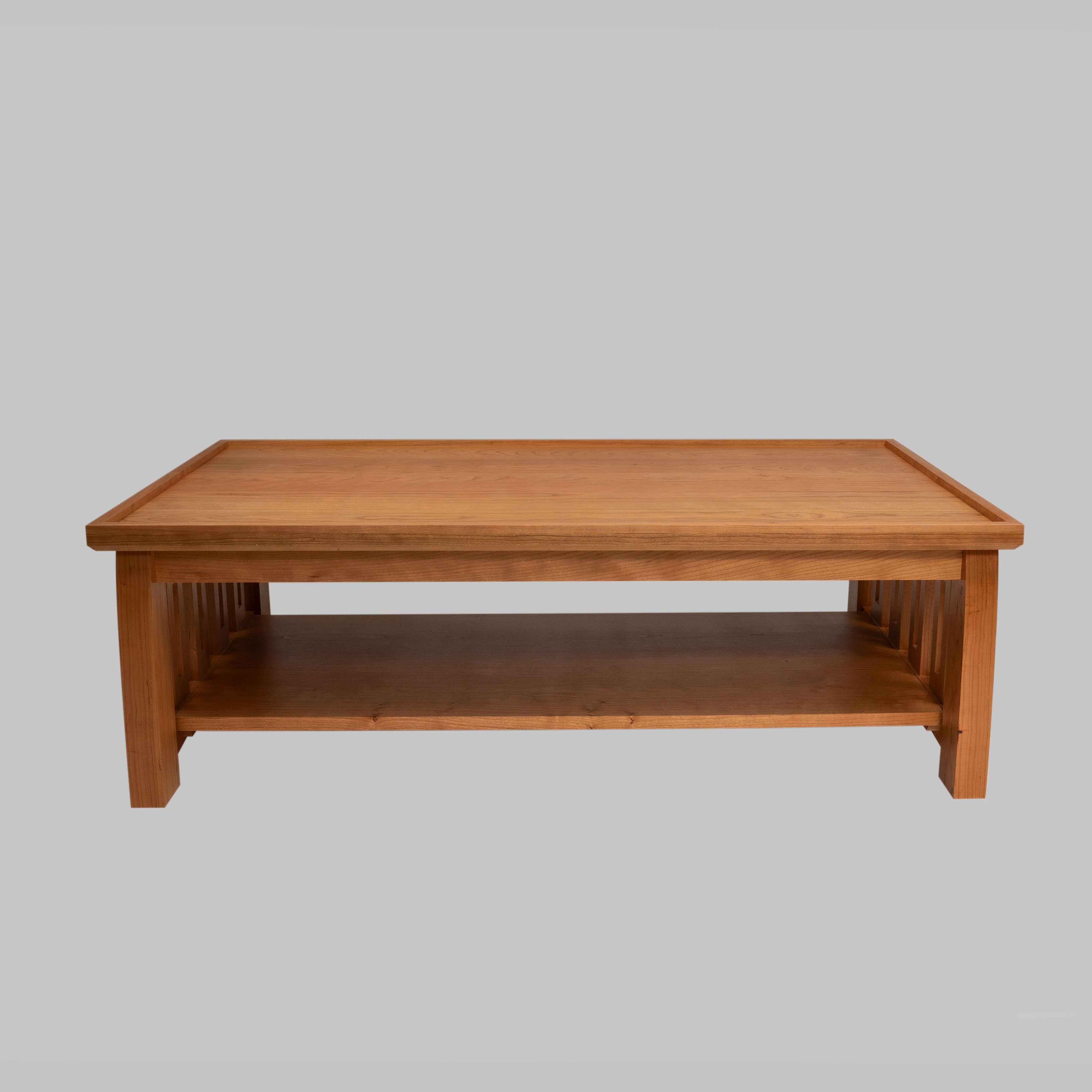 Custom Mission Style Coffee Table by Dovetails and Stitches