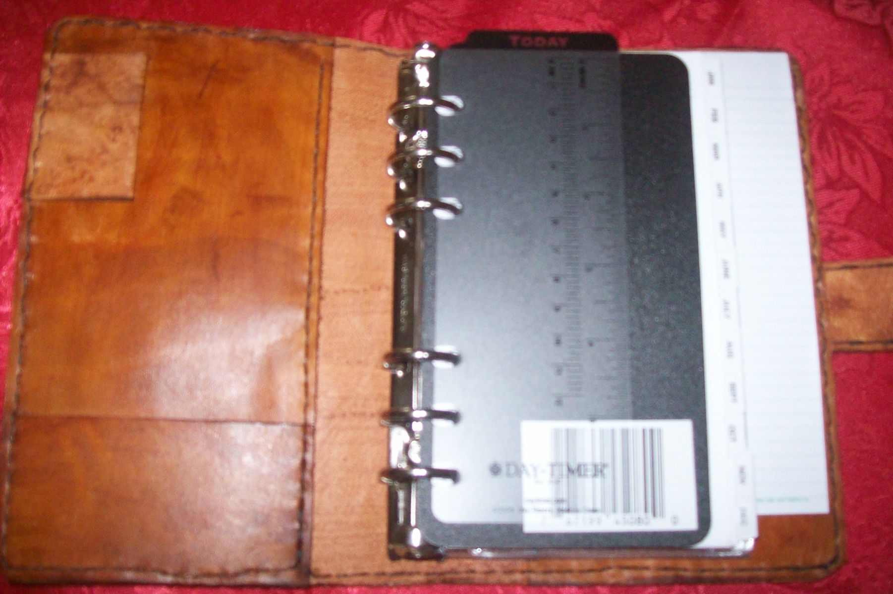 Buy Hand Crafted Custom Leather Pocket Day Planner With Personalization