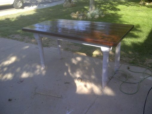 Custom Made Knotty Alder Farm Table