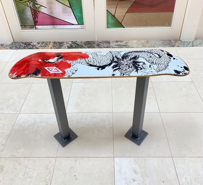Custom Made Skateboard Table