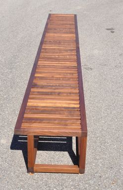 Custom Made Long Walnut Bench