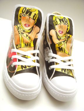 Custom Made Lady Gaga Converse (Hand Painted)