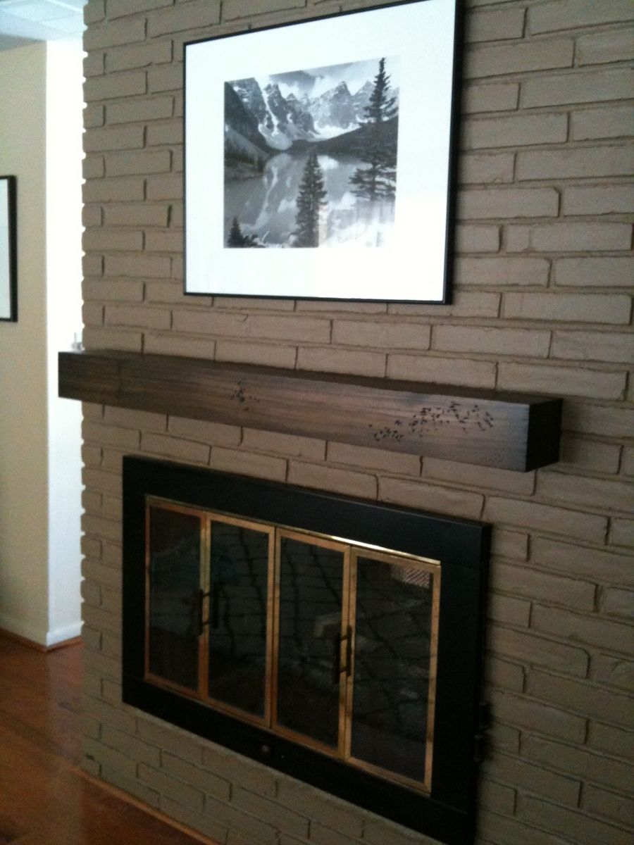 Revamping Your Fireplace Mantel With Floating Shelves