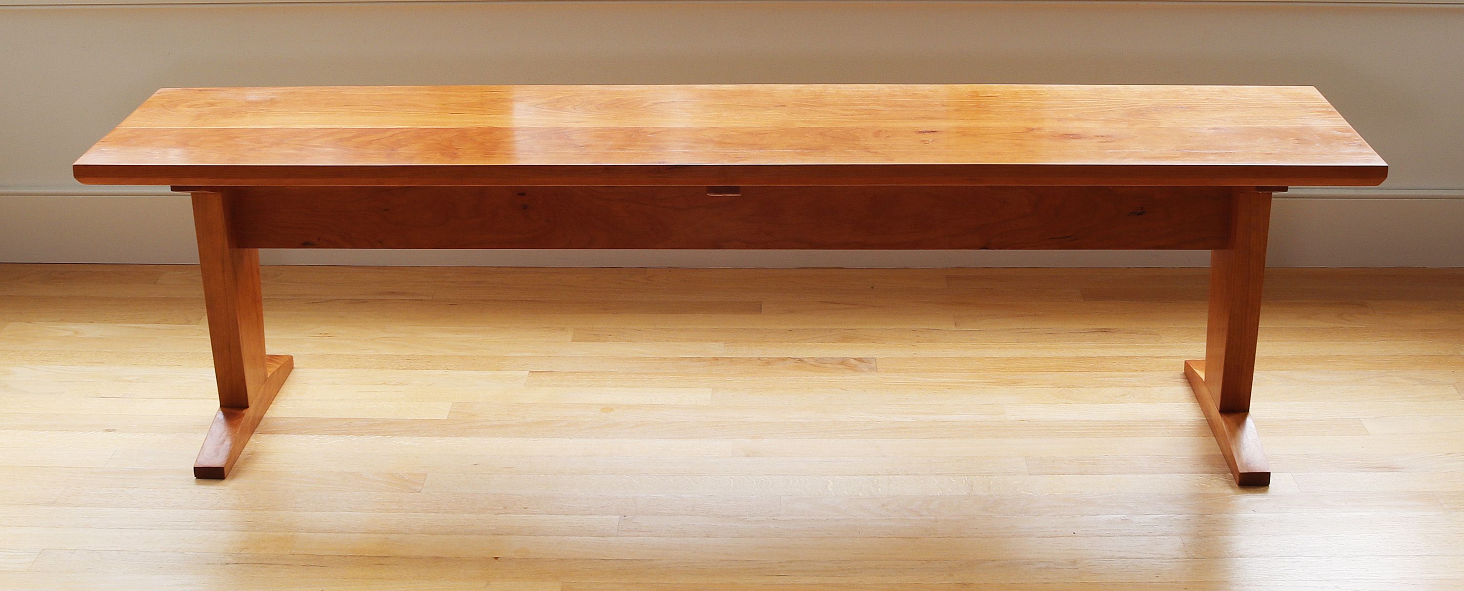 Hand Crafted Solid Cherry Bench by Simon Metz Woodworking | CustomMade.com