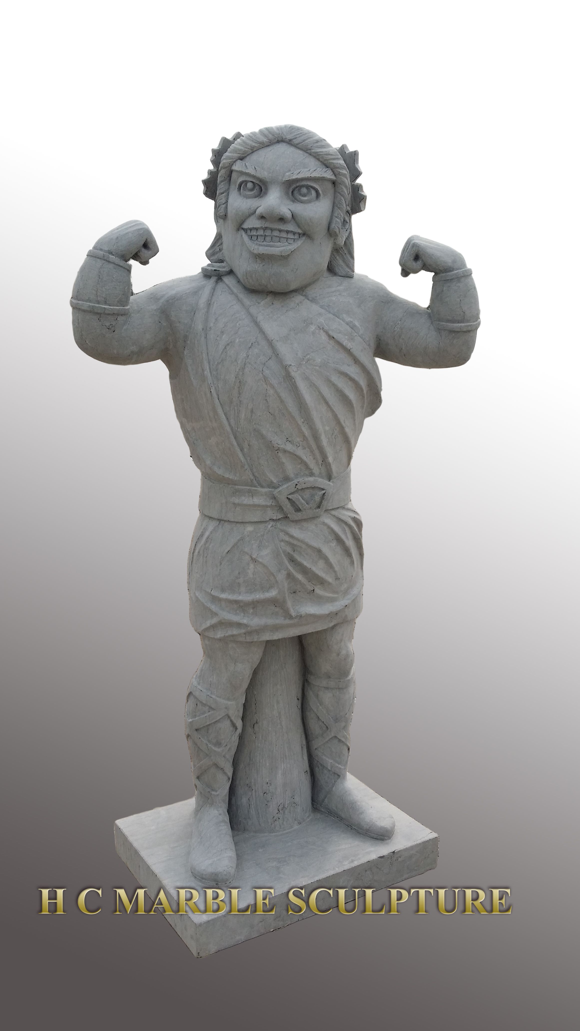 Custom Made School Mascot Marble Statue by HC Bronze and Marble