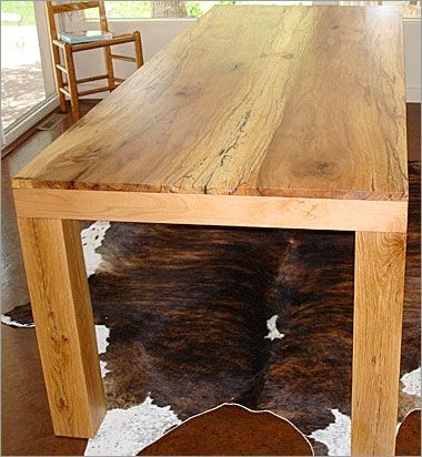 hand crafted pecan dining tablewhere wood meets steel hand crafted pecan dining tablewhere wood meets steel