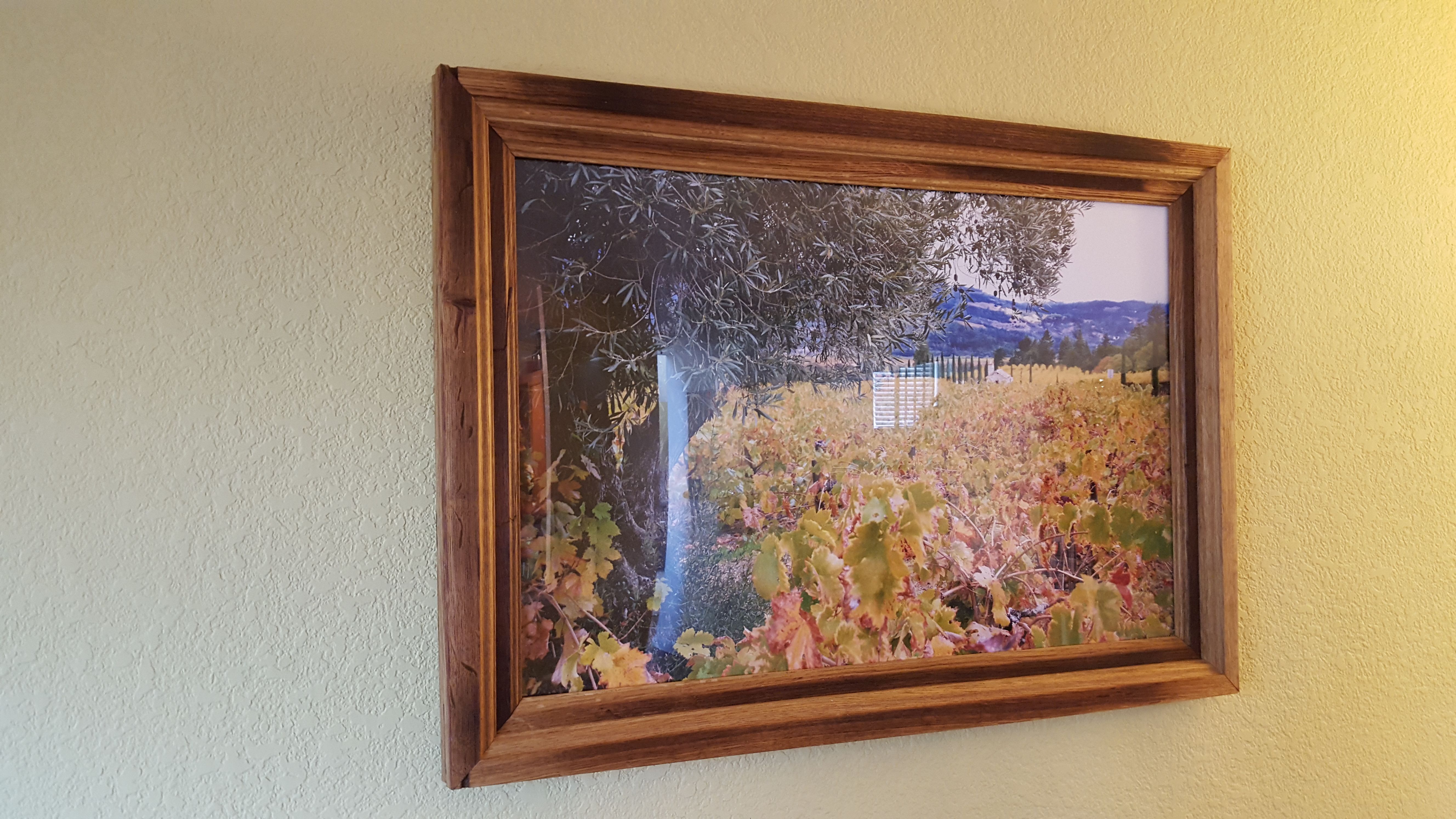 Buy Custom Wine Barrel Picture Frame, made to order from Wine Cask ...