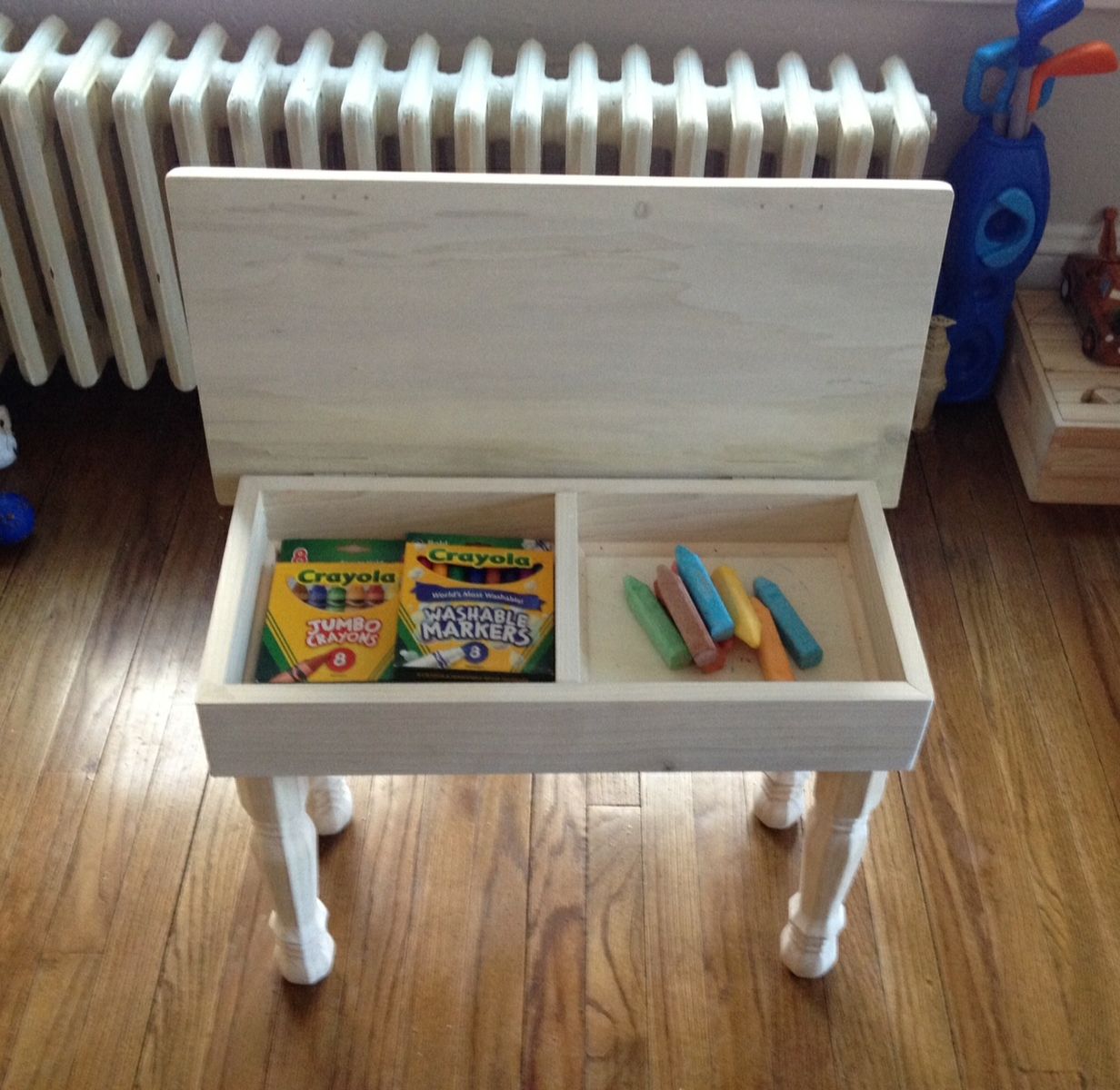 Hand Made Children's Art Desk by Project Refurb