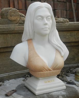 Custom Made Melissa Marble Bust Sculpture