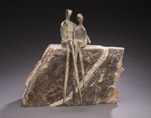 Custom Made Forever Us, Bronze Sculpture Couple