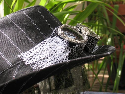 Custom Made Decorated Hat: Steampunk/Neo-Victorian