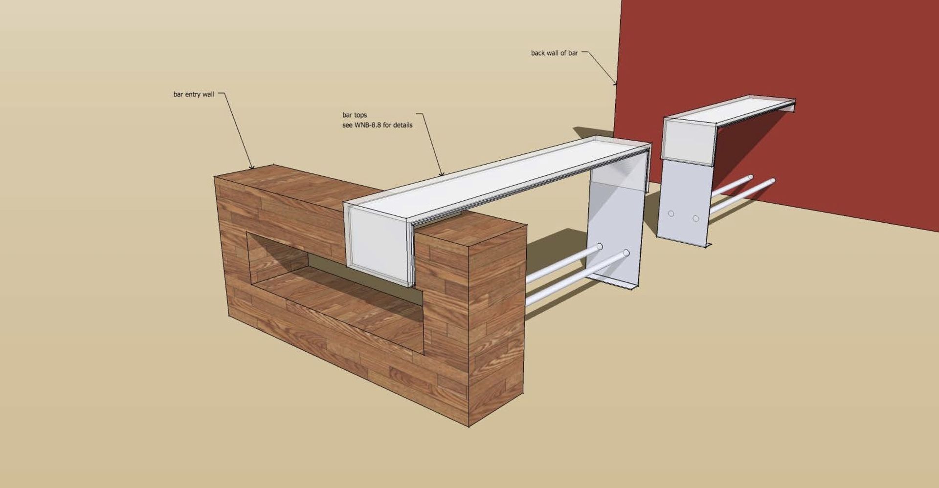 Hand Crafted Wine Bar (Whole Foods Store) by 2nd Story Wood Co