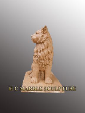Custom Made Custom Marble Cat Sculpture