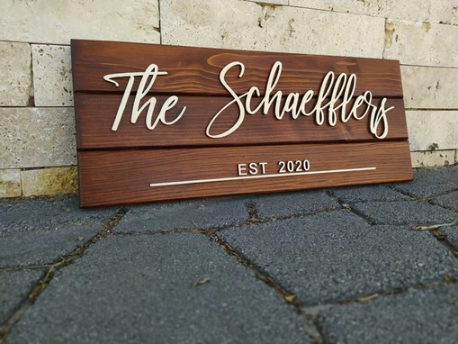 Custom Made Wooden Sign, Welcome Sign, Farm Sign, Family Name Sign, Outdoor Sign, Custom Name Sign, Wedding Sign