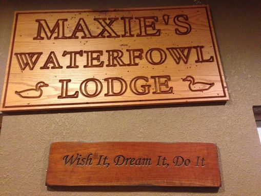 Custom Made Carved Signs