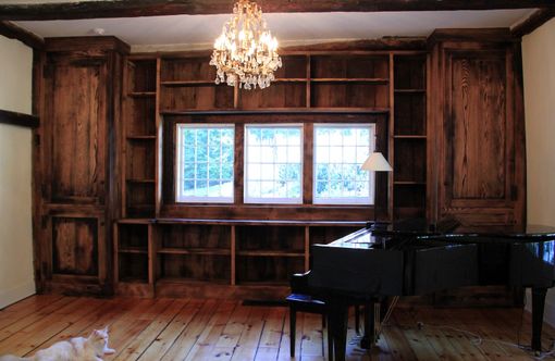 Custom Made Music Room Shelves