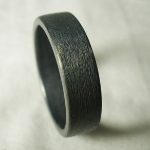 mens wedding ring rustic unique simple engagement recycled sterling silver oxidized - Cool Wedding Rings For Guys mens wedding ring rustic unique simple engagement recycled sterling silver oxidized - Cool Wedding Rings For Guys