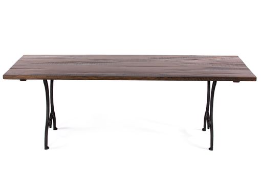 Custom Made The Geneva Reclaimed Wood Dining Table - Dark Walnut