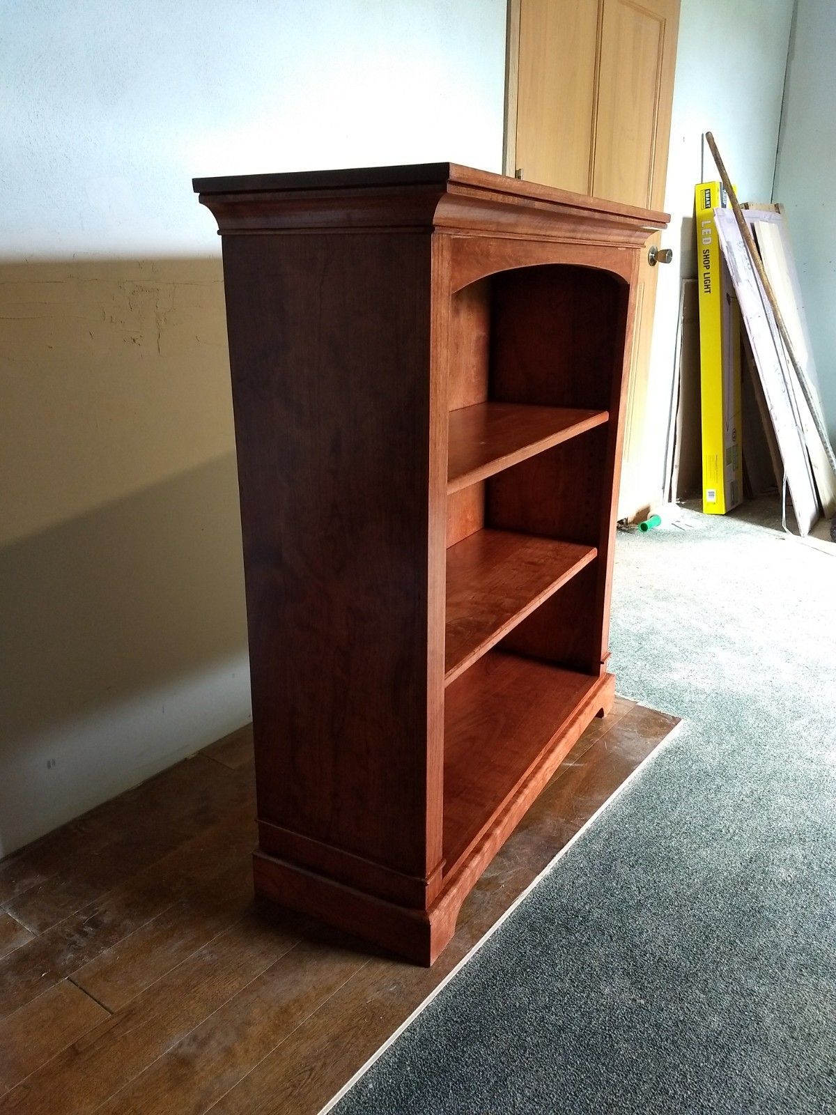 Hand Made Unfinished Or Finished Custom Stand Alone Bookshelves by