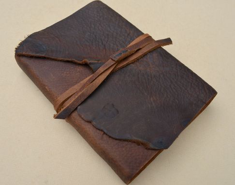 Custom Made Leather Bound Journal Art Sketchbook Travel Adventure Diary Architect Field Notebook 668b