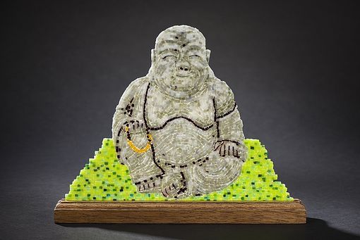 Custom Made Buddha With Beads