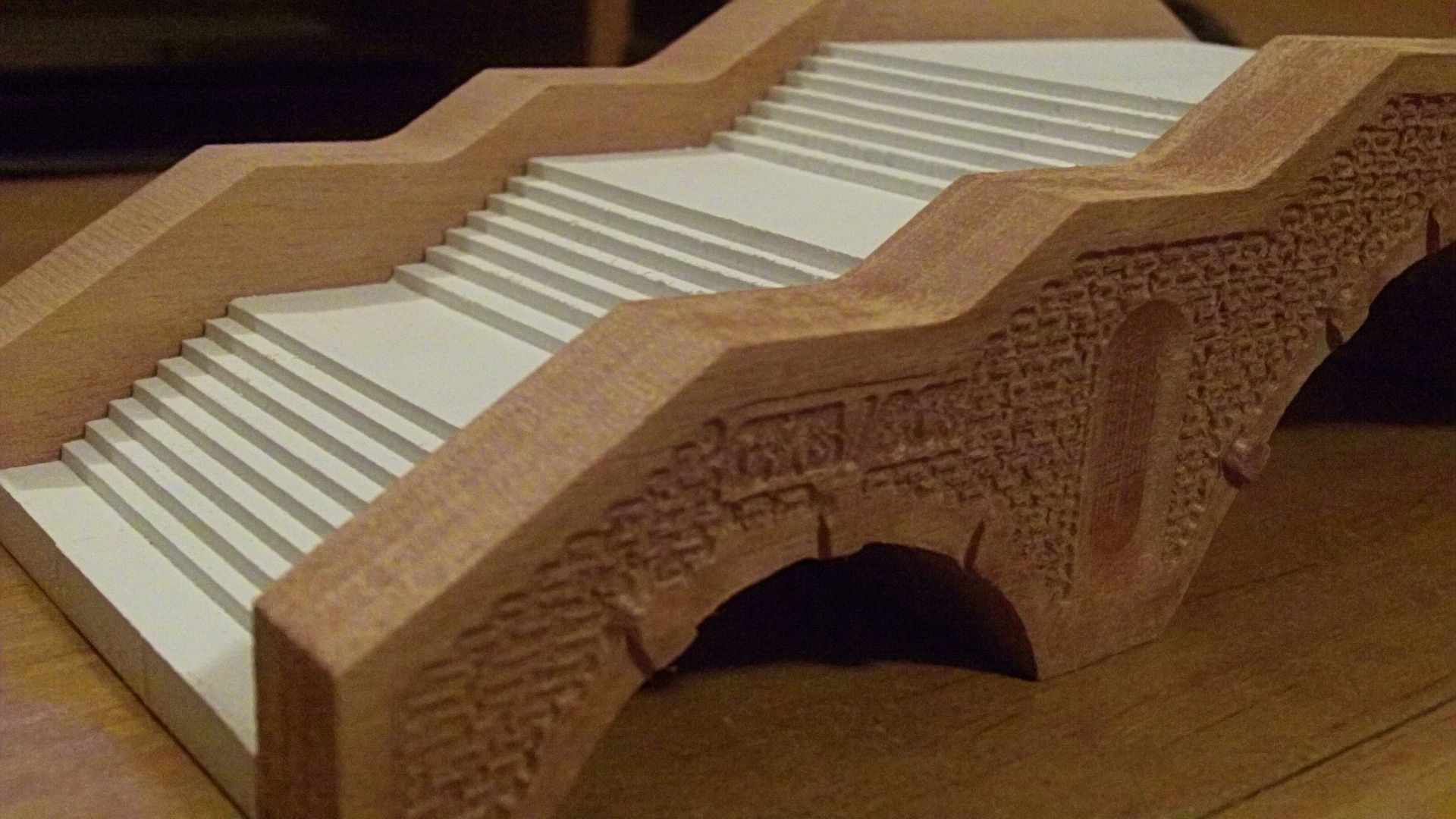 Custom Made Miniature Bridge Replica by Hardwood Creations | CustomMade.com