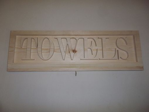 Custom Made Custom Woodcarved Signs