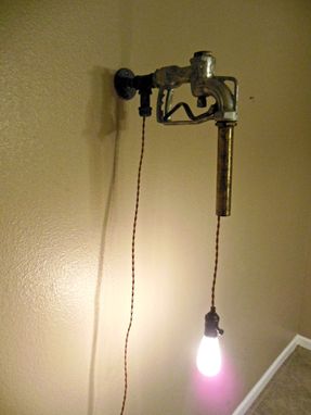 Custom Made Industrial Gas Pump Lamp