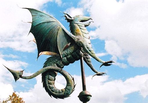 Custom Made Dragon Weathervane