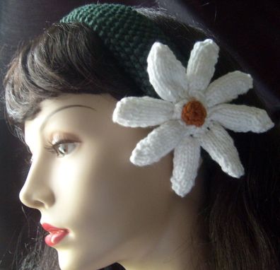 Custom Made The Daisy - Knit Neckband/Headband - All Cotton