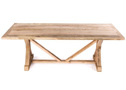 Custom Made The Reclaimed Wood French Trestle Farm Table