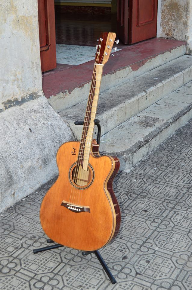 Buy Custom Pinol Guitars And Ukuleles Solid Cocobolo Rosewood Body Mahogany Top Free Shipping