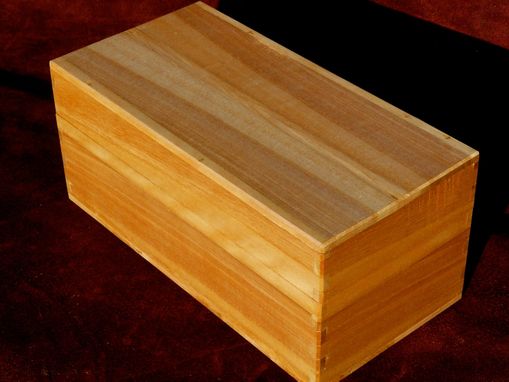 Custom Made Repurposed Hickory Box With Traditional Joinery